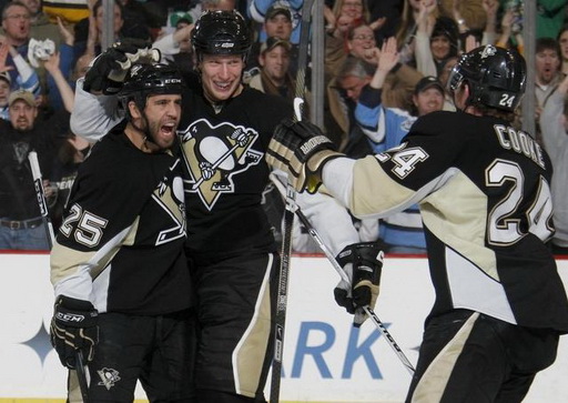 Maxime Talbot, Jordan Staal, Matt Cooke