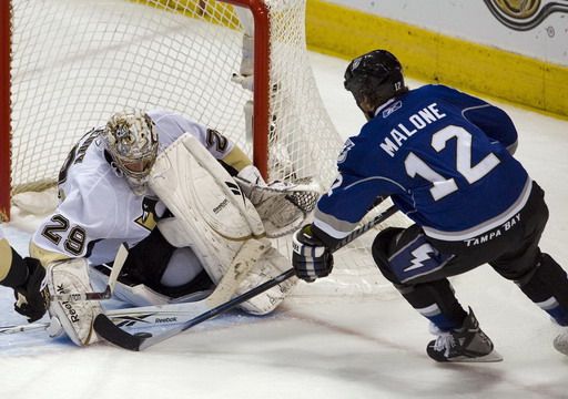 Ryan Malone, Marc-Andre Fleury