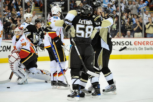 Kristopher Letang, Evgeni Malkin, Chris Kunitz