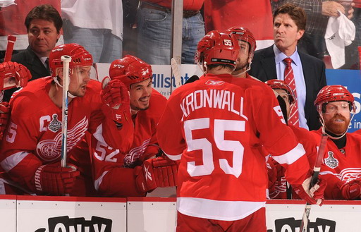 Niclas Kronwall, Nicklas Lidstrom, Jonathan Ericsson