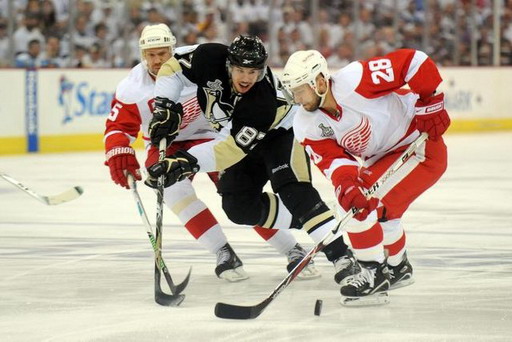 Nicklas Lidstrom, Sidney Crosby, Brian Rafalski