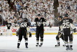 Evgeni Malkin, Mark Eaton, Kristopher Letang, Maxime Talbot