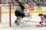 Marc-Andre Fleury, Tomas Holmstrom