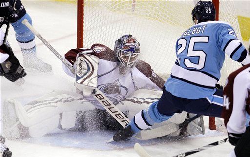 Peter Budaj, Maxime Talbot