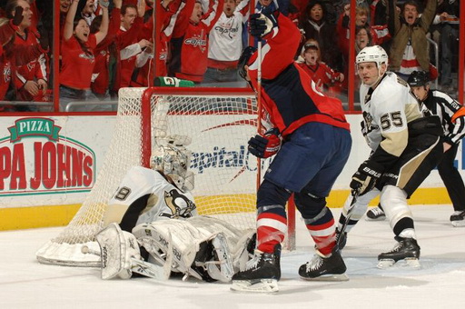 Mike Knuble, Marc-Andre Fleury, Sergei Gonchar