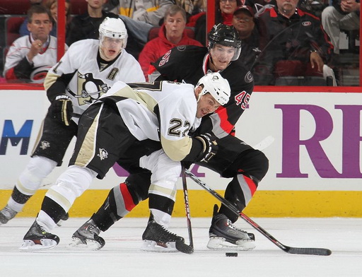 Alexandre Picard, Craig Adams, Evgeni Malkin