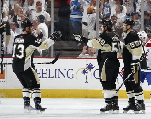 Bill Guerin, Kristopher Letang, Sergei Gonchar