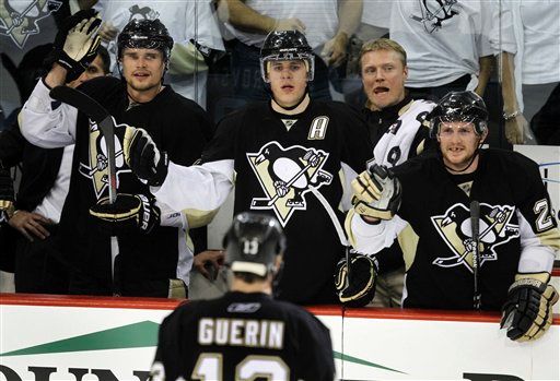 Chris Kunitz, Evgeni Malkin, Matt Cooke, Bill Guerin