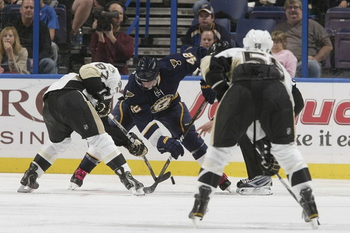 Sidney Crosby, David Backes, Kristopher Letang