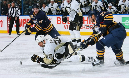 Jochen Hecht, Maxime Talbot, Jason Pominville