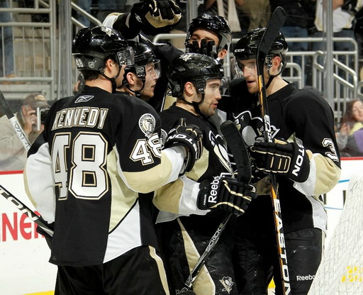 Tyler Kennedy, Mark Letestu, Chris Conner, Deryk Engelland, Alex Goligoski