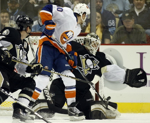 Brooks Orpik, Michael Grabner, Brent Johnson