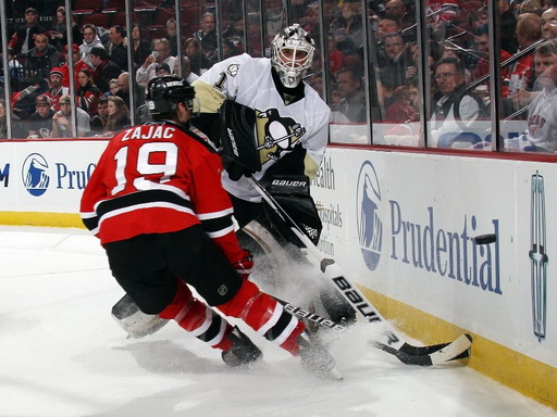 Travis Zajac, Brent Johnson