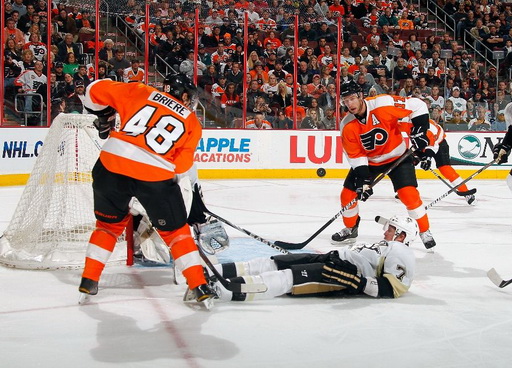 Daniel Briere, Paul Martin, Jeff Carter