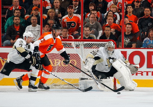 Paul Martin, Jeff Carter, Marc-Andre Fleury