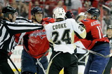 Alexander Ovechkin, Matt Cooke, Nicklas Backstrom