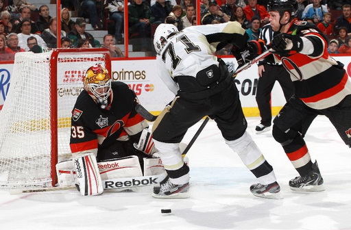 Alex Auld, Evgeni Malkin, Matt Carkner