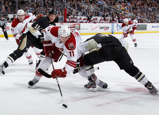 Jordan Staal, Martin Hanzal, Pascal Dupuis