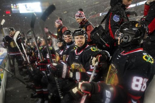 Brandon Saad, Kris Versteeg, Patrick Kane